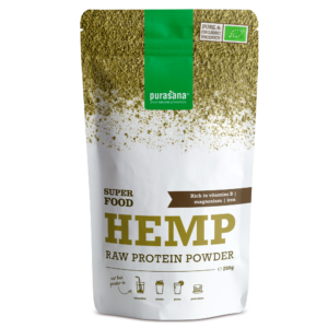 Hemp protein raw powder